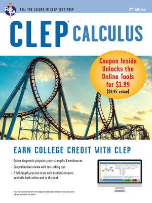 cover image of CLEP Calculus w/ Online Practice Exams